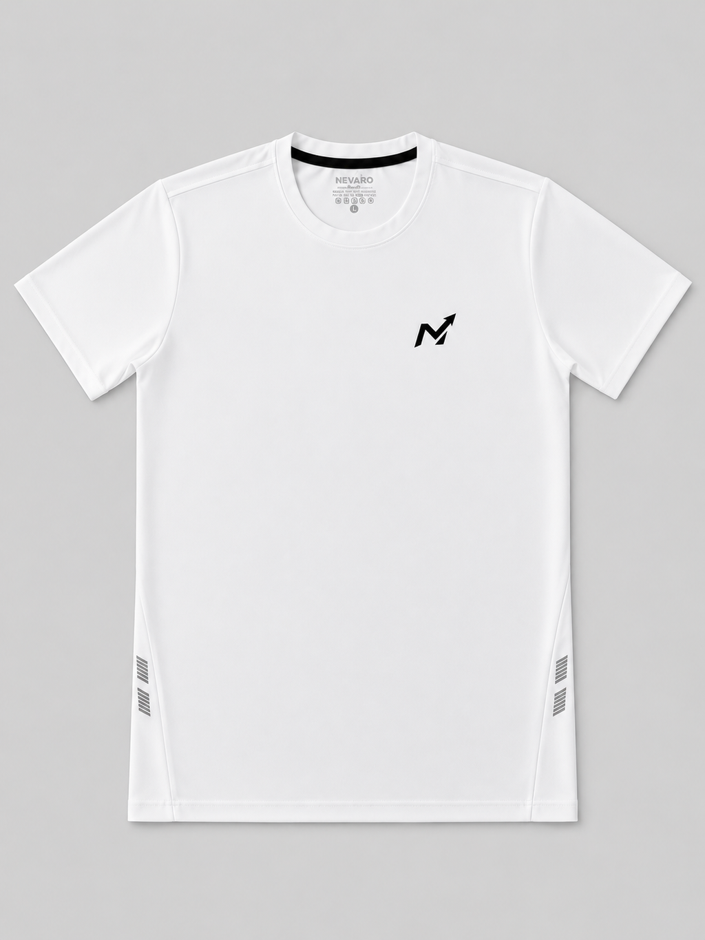 NEVARO Performance T-shirt Blanc